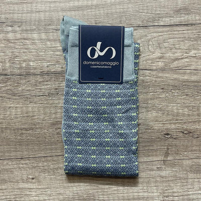 Domenico Maggio Calza Lunga da Uomo in Cotone Filo Fantasia DM444 S90 - Passarelli Biancheria