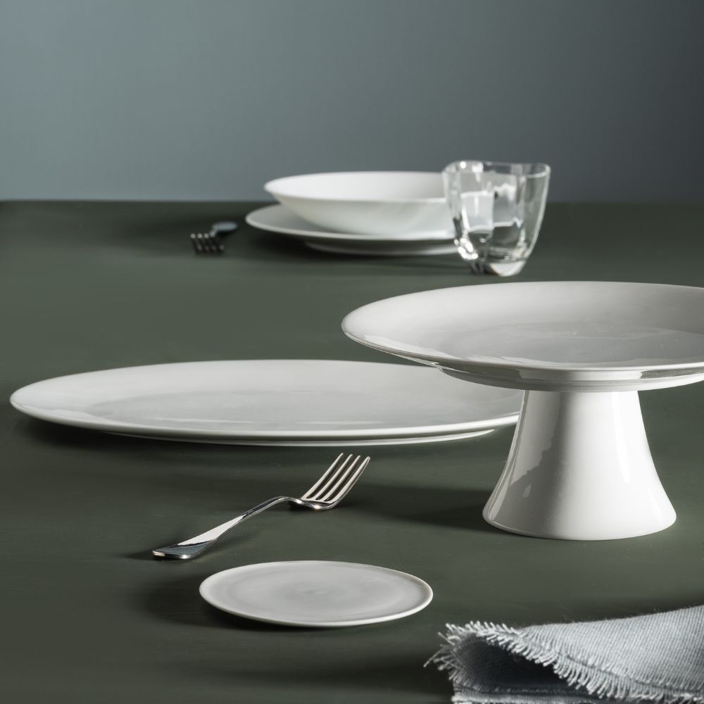 Weissestal Servizio tavola 18pz Domus Weiss - White in porcellana