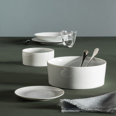 Weissestal Servizio tavola 18pz Domus Weiss - White in porcellana