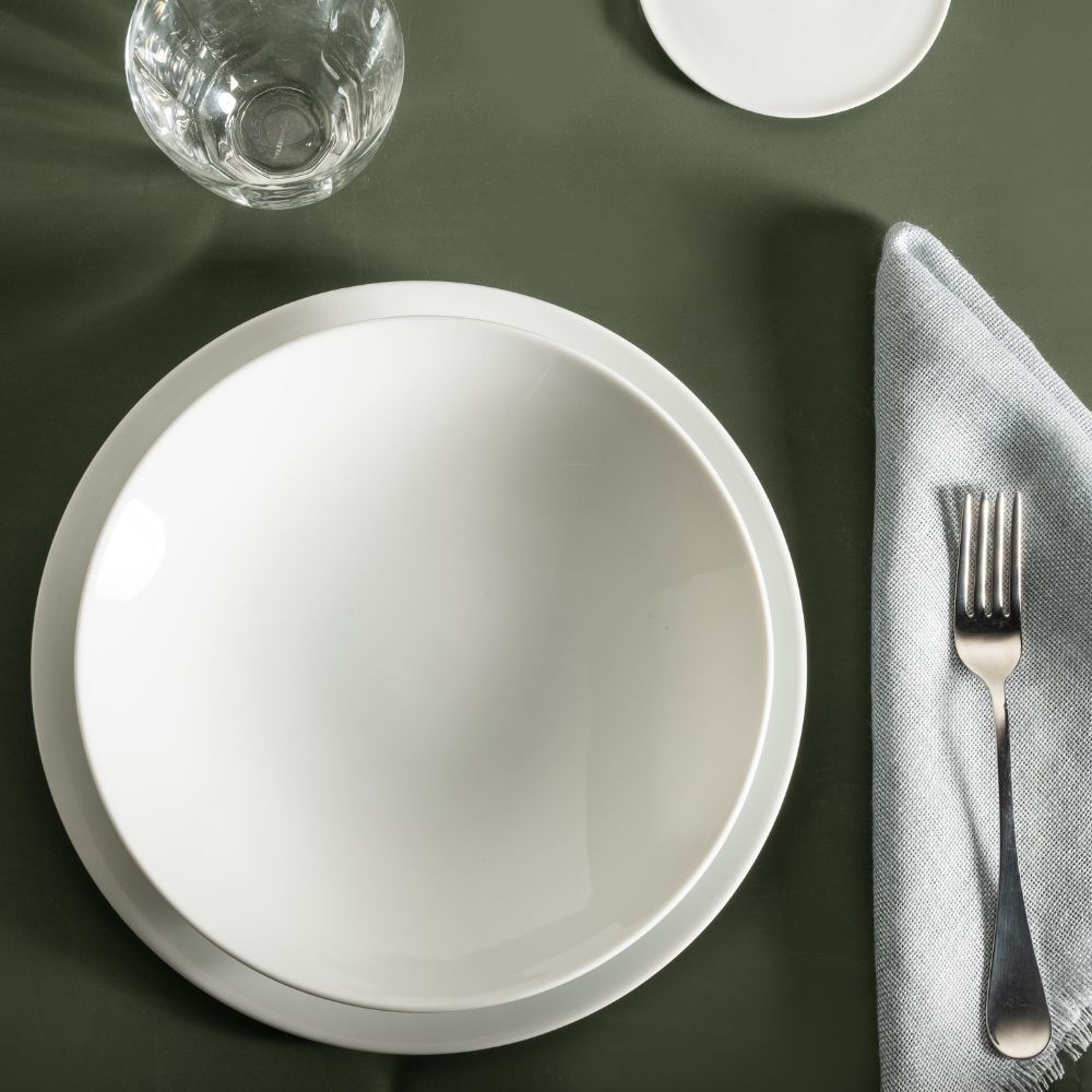 Weissestal Servizio tavola 18pz Domus Weiss - White in porcellana