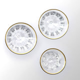 Weissestal Servizio di Calici Dovy Optic Gold da 18 pezzi