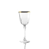 Weissestal Servizio di Calici Dovy Optic Gold da 18 pezzi