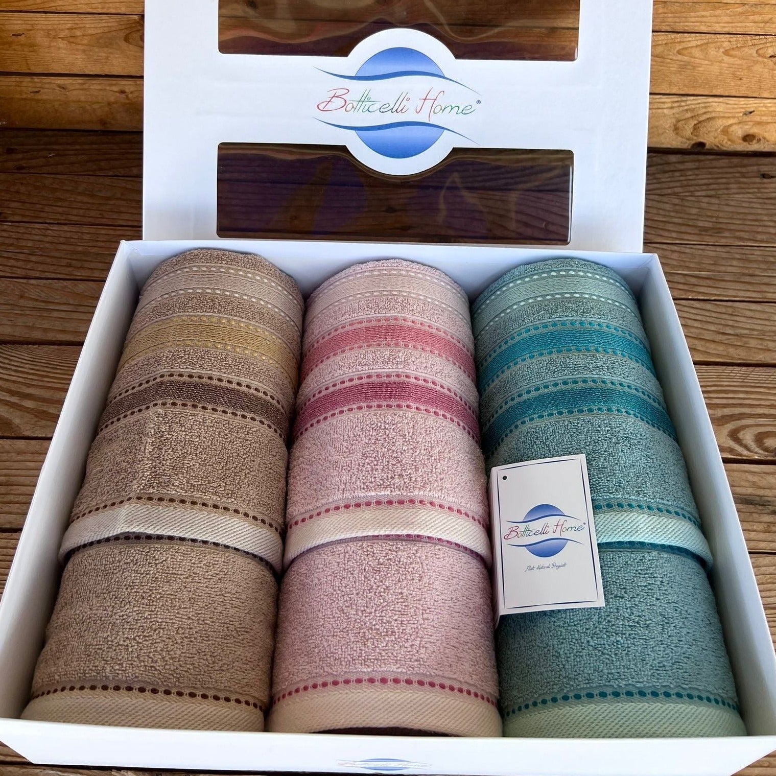 Asciugamani 3+3 GRADATION  By BOTTICELLI HOME