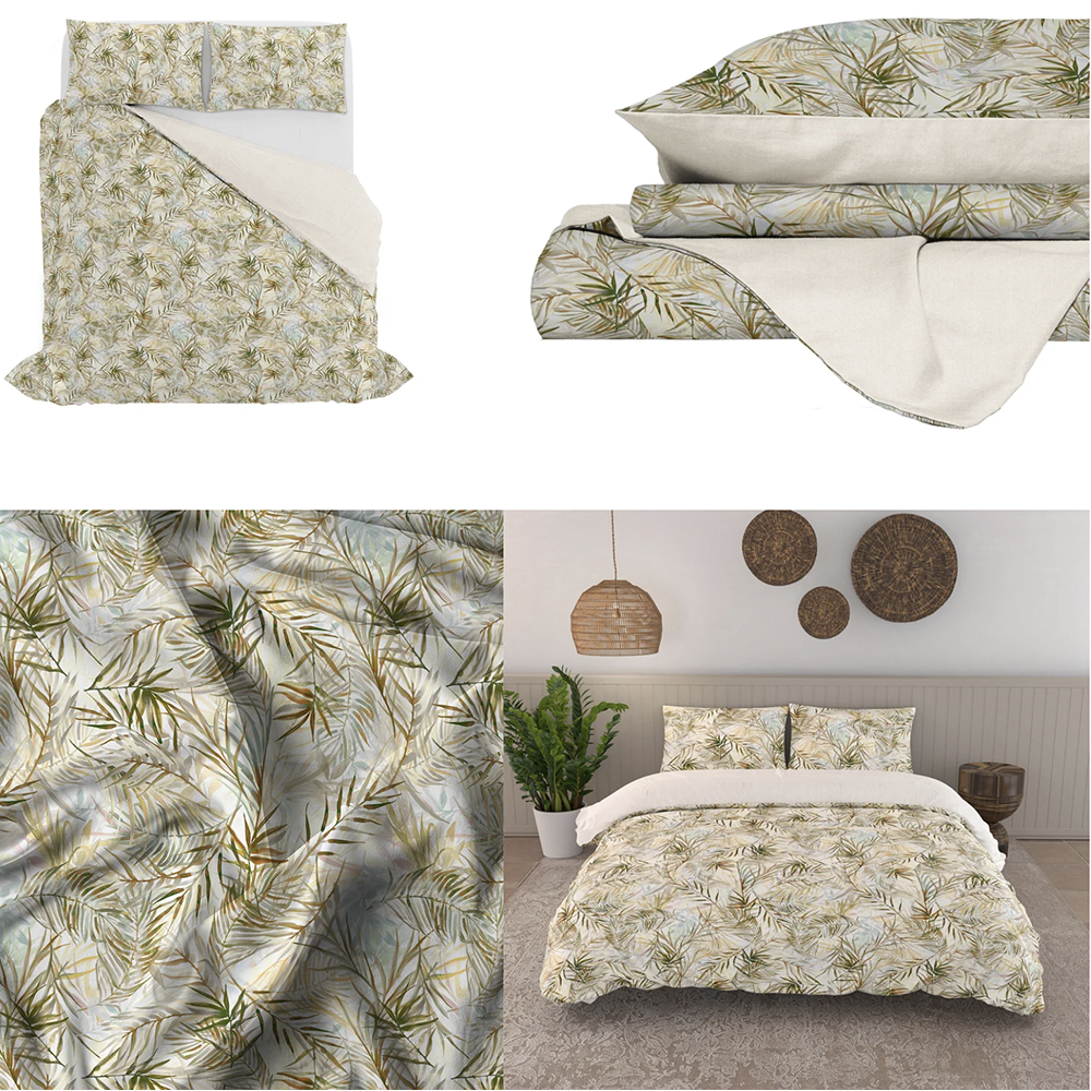 Parure Copripiumino Matrimoniale in Cotone 100% Made in Italy - Vari Disegni