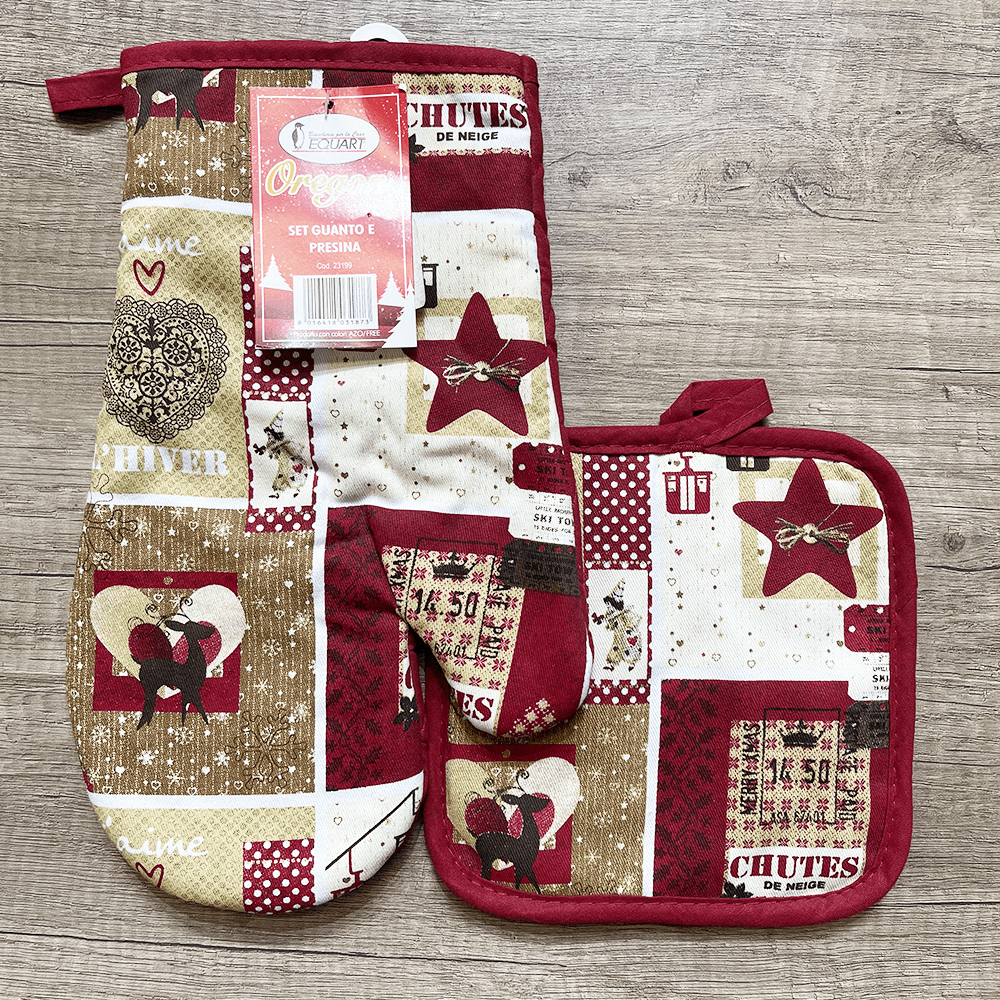 Equart Set Guanto + Presina Natalizio S50 - Passarelli Biancheria