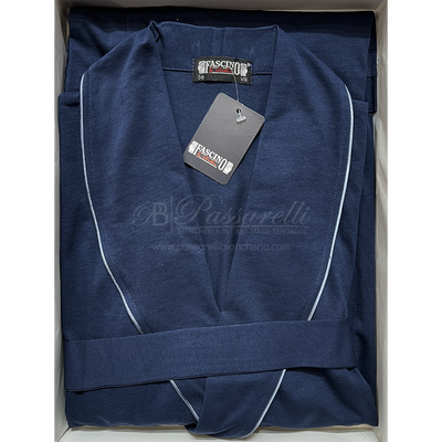 Fascino Giacca da Camera per Uomo in Cotone Jersey Leggero 2503S37