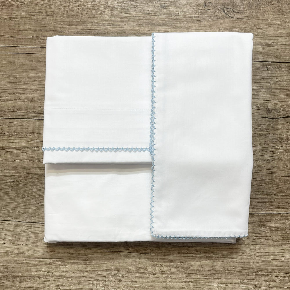 Fazzini Baby Completo Lenzuola Culla Carrozzina Crochet S31