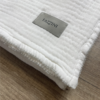 Fazzini Baby Copertina Culla Carrozzina in Cotone Crochet S44