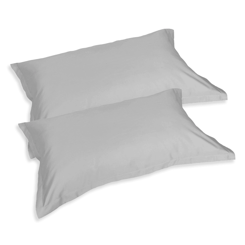 Fazzini Coppia Federe in Raso di Cotone Finissimo Trecento S28 - Passarelli Biancheria