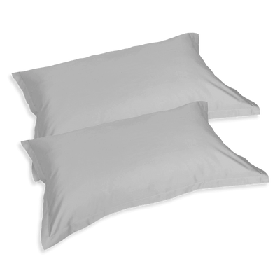 Fazzini Coppia Federe in Raso di Cotone Finissimo Trecento S28 - Passarelli Biancheria