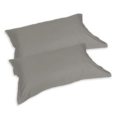 Fazzini Coppia Federe in Raso di Cotone Finissimo Trecento S28 - Passarelli Biancheria