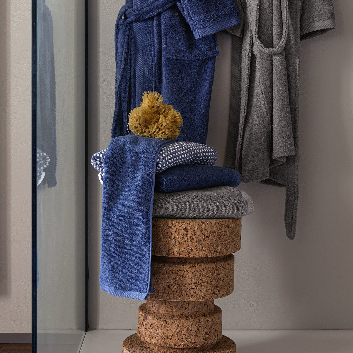 Fazzini Telo Da Bagno in Spugna di Cotone - Square