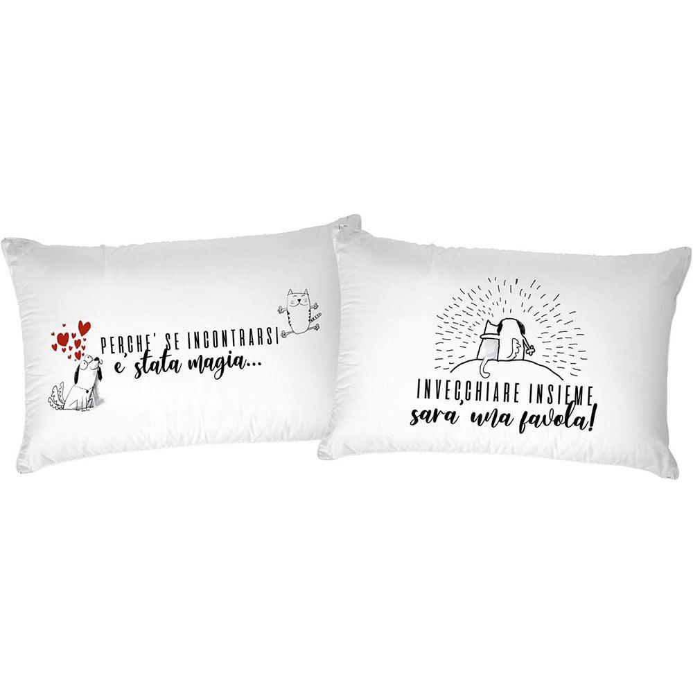 Federe Printed 52x82cm Stampata Messaggi D12 - Passarelli Biancheria