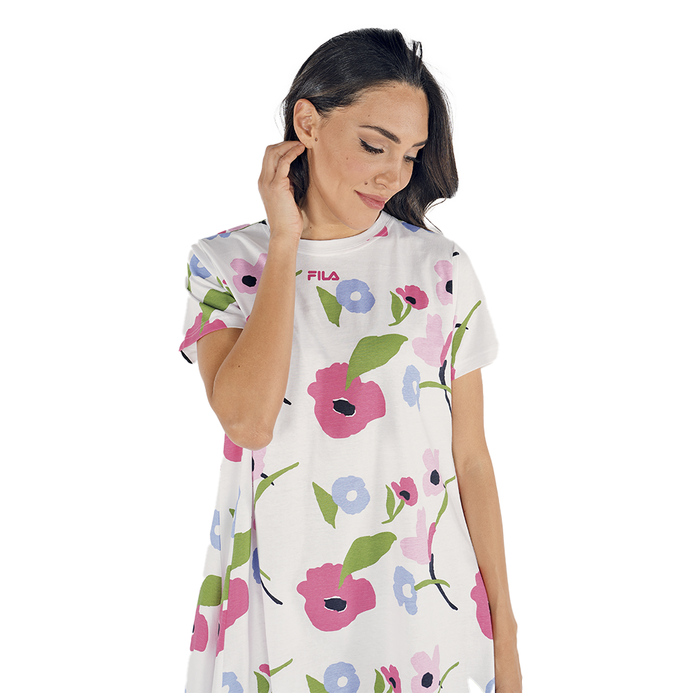 Fila Camicia da notte in cotone Jersey a Maniche Corte FPS4170 S20