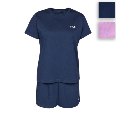 Fila Pigiama Corto da Donna  in cotone Jersey a Maniche Corte FPS4176 S24