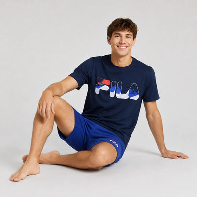 Fila Kurzer Sommer-Pyjama für Herren FPS1093 S37