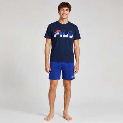 Fila Kurzer Sommer-Pyjama für Herren FPS1093 S37