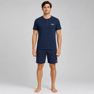 Fila Kurzer Sommer-Pyjama für Herren FPS1095 S37