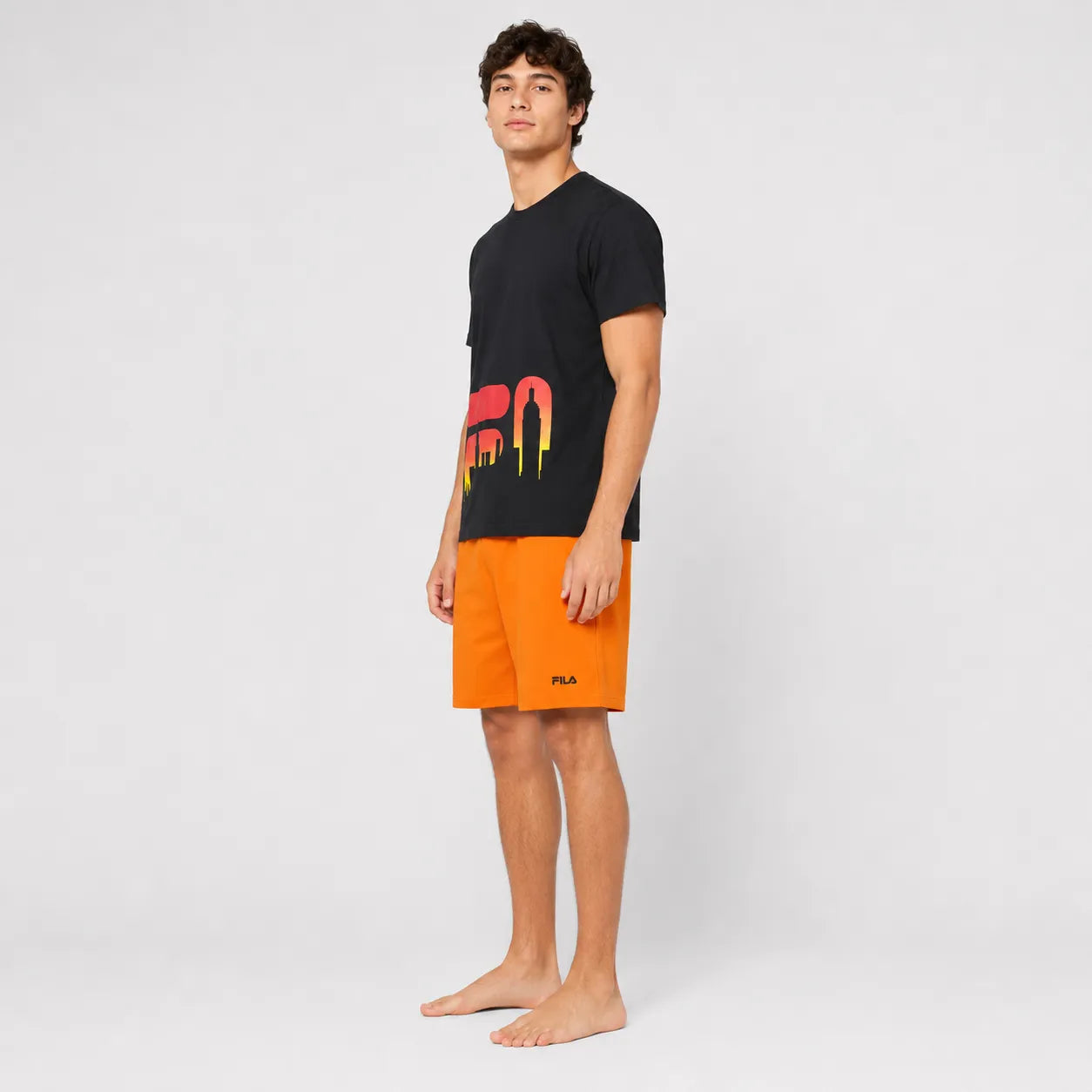 Fila Kurzer Sommer-Pyjama für Herren FPS1103 S55
