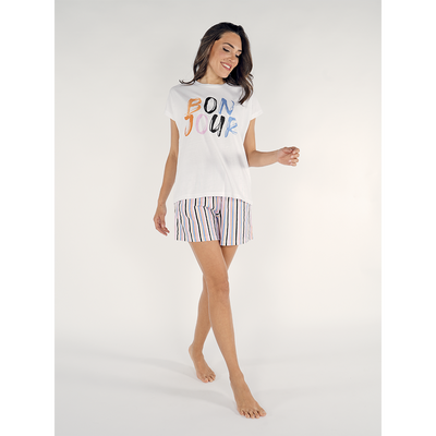 Fila Pigiama in cotone Jersey a Maniche Corte FPS4171 S28