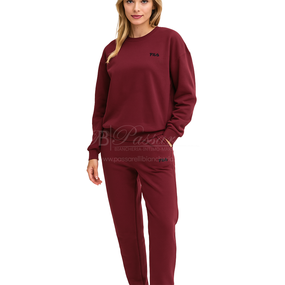 Fila Tuta Home Pigiama Invernale da Donna Felpa FPW4181 2510S40