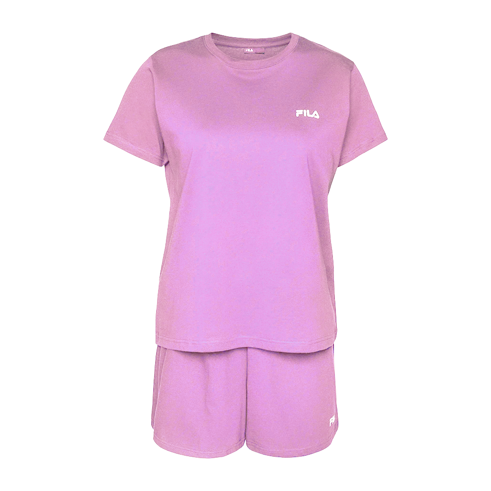 Fila Pigiama Corto da Donna  in cotone Jersey a Maniche Corte FPS4176 S24