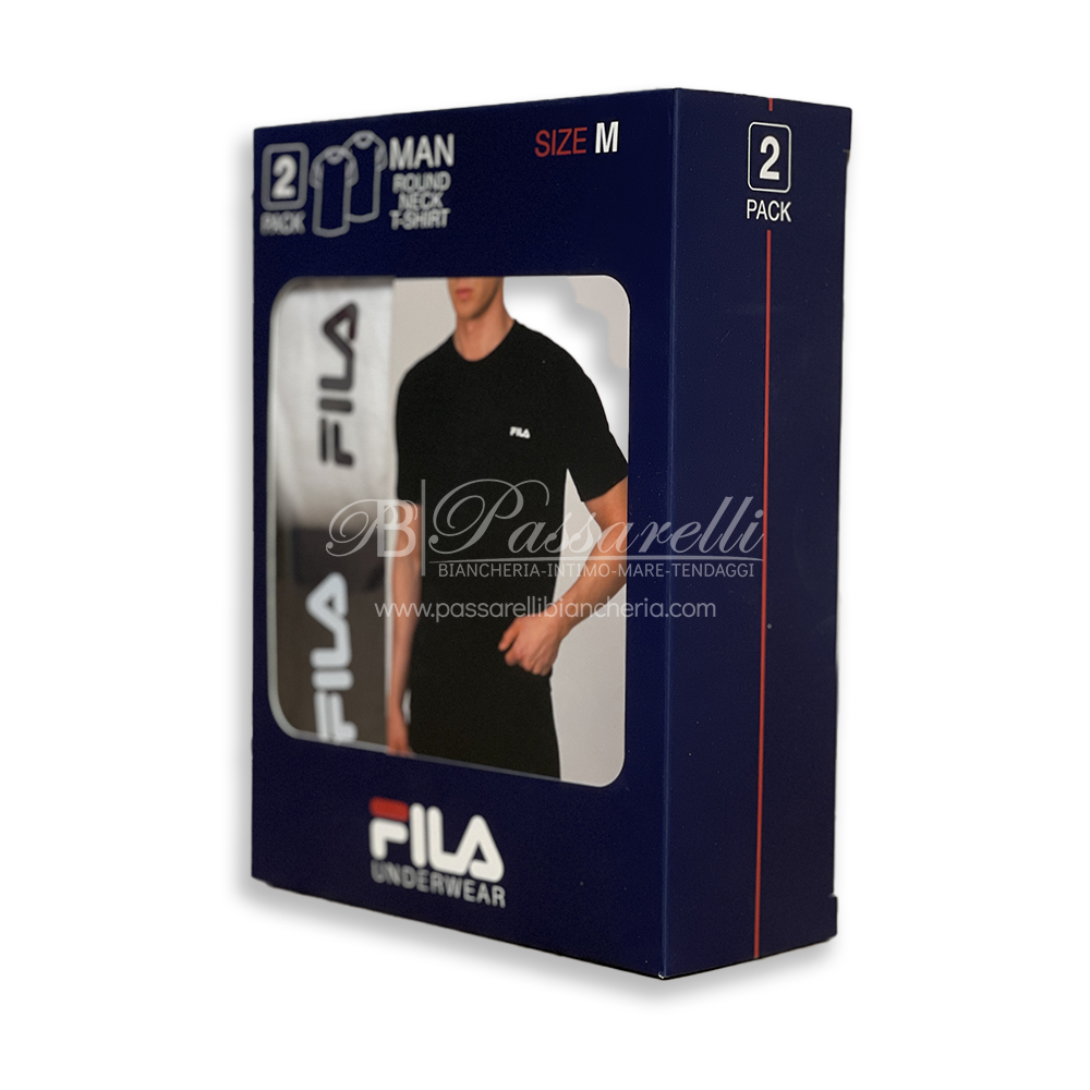Fila Confezione 2 T-Shirt 100% Cotone Uomo FU5053 2505S14
