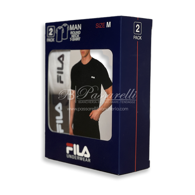 Fila Confezione 2 T-Shirt 100% Cotone Uomo FU5053 2505S14