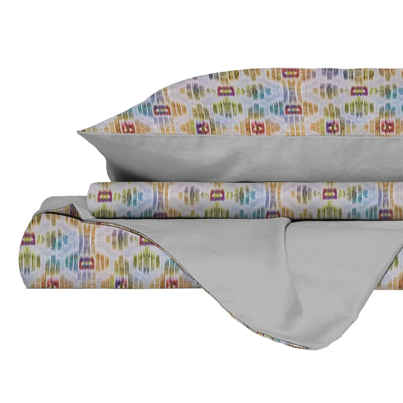 Parure Copripiumino Matrimoniale in Cotone 100% Made in Italy - Vari Disegni