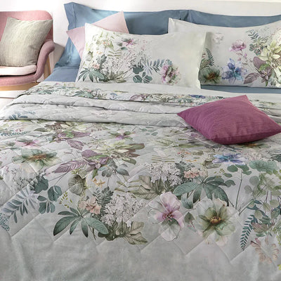 Completo lenzuola Copriletto GREENERY by Tessitura Randi 2504S180