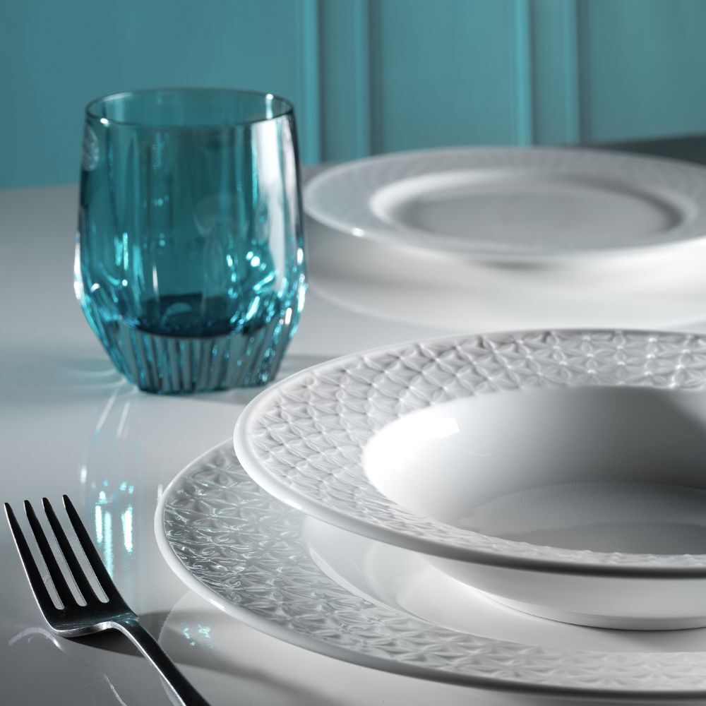 Servizio tavola 18 pezzi in porcellana STAR WEISS by Weissestal