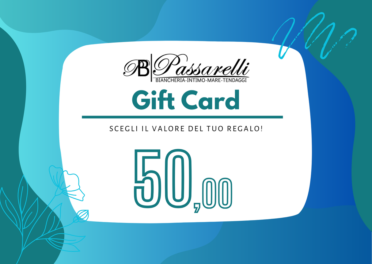 Passarelli Gift Card and we'll give you a 10% discount 