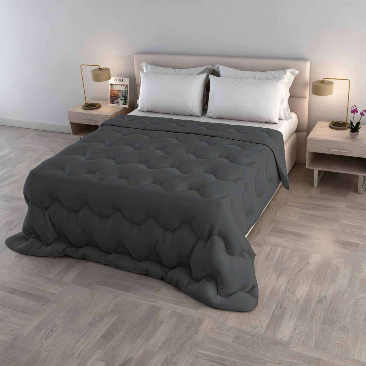 Trapunta Matrimoniale Water Washed 250x250 cm – Made in Italy
