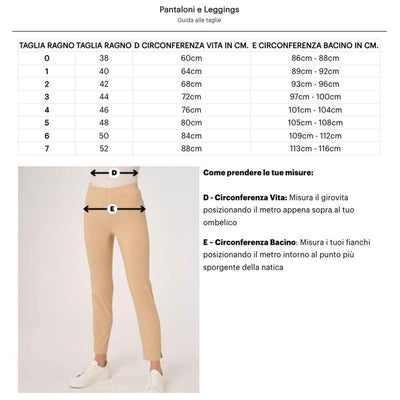 Ragno Pantalone ampio in tessuto Eco Jacquard DL69PE S68 - Passarelli Biancheria