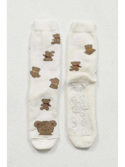 Happy People Calzini antiscivolo donna "orso" HWC204