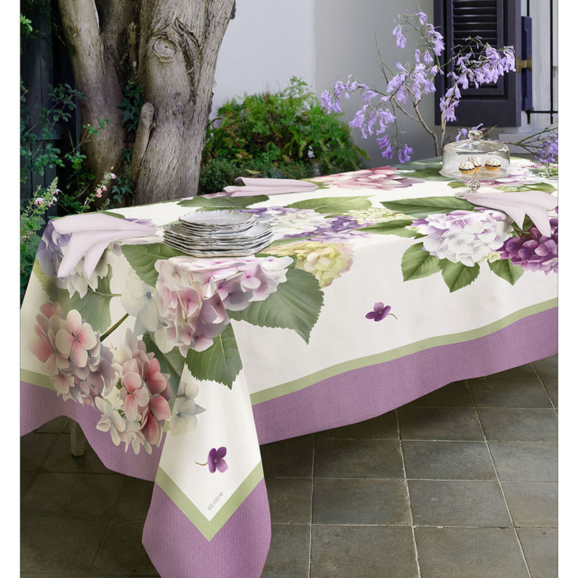 Tessitura Randi Tovaglia x12 HYDRANGEA 2504S70