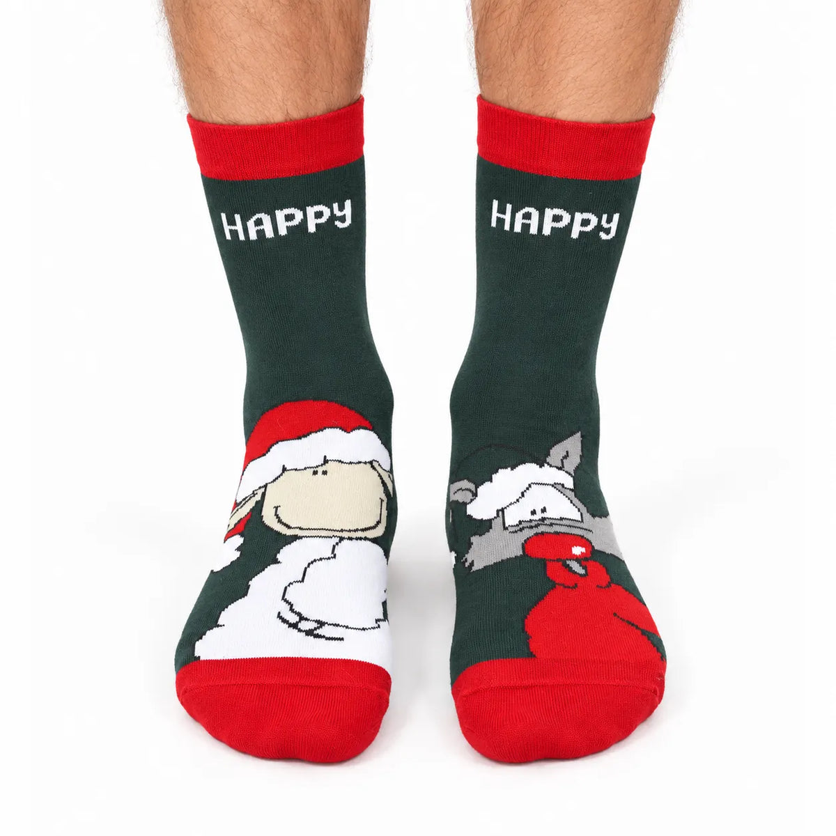 Happy People Calzini antiscivolo Unisex Natalizi HWC214