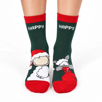 Happy People Calzini antiscivolo Unisex Natalizi HWC214