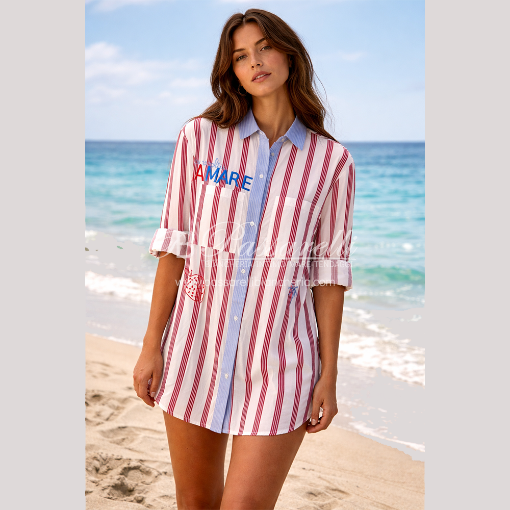 Happy People Copri Costume Cotone Batista AMARE 6976 2603S48