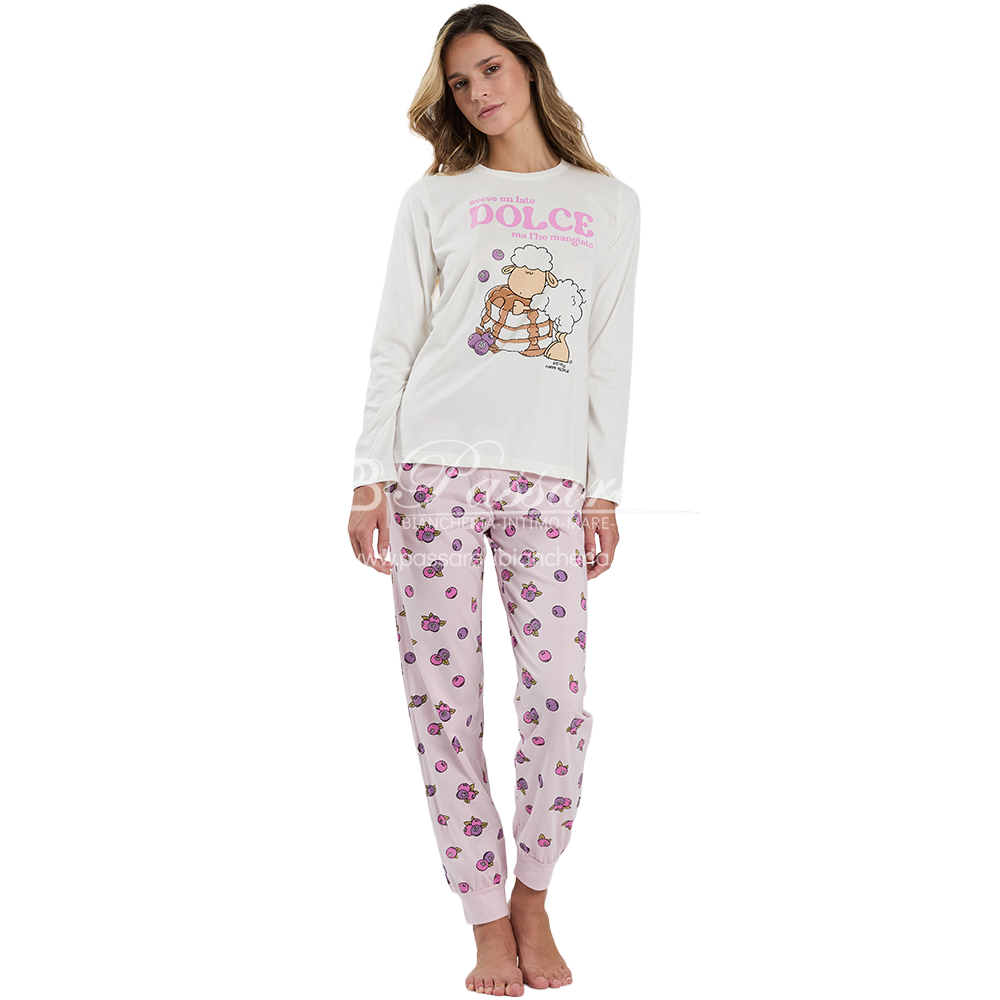 Happy People Pigiama Primaverile da Donna 6906 2603S38
