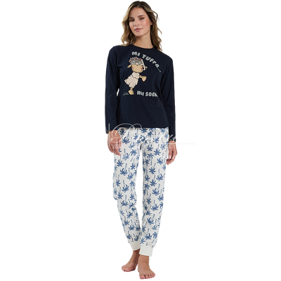 Happy People Pigiama Primaverile da Donna Mi tuffo 6944 2603S38