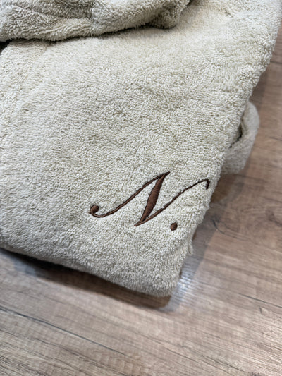 Biancoperla Accappatoio Unisex con Cappuccio Perla 2510BS70