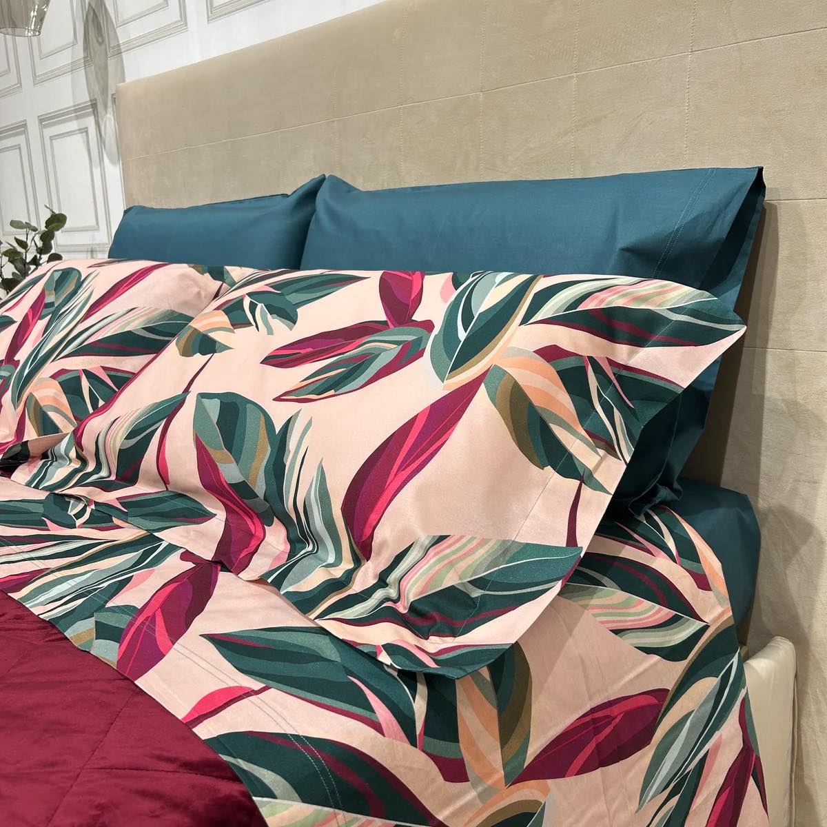 Maestri Cotonieri Completo Lenzuola Matrimoniale 4 Federe Honduras 2506S65