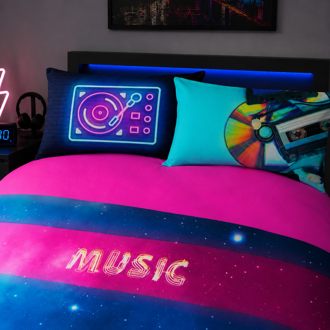 Bassetti Image Bettlaken-Set für Einzelbett Music Party D50