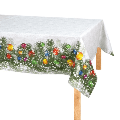 Caleffi Tovaglia in Puro Cotone Stampa Digitale Balocchi - Varie Dimensioni - Passarelli Biancheria