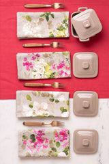 Tessitura Toscana Telerie Set 4 Tovaglioli Blossom
