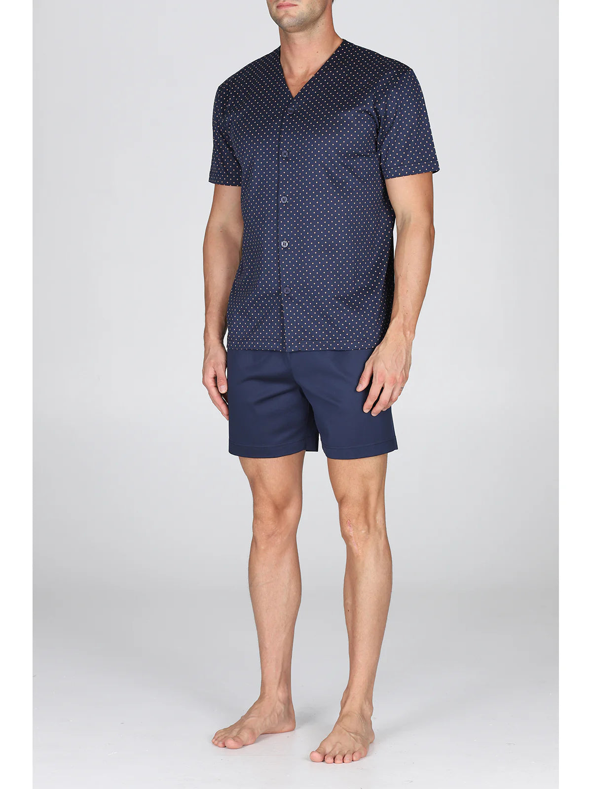 Julipet Pigiama Corto aperto da Uomo Sondrio 2506S62