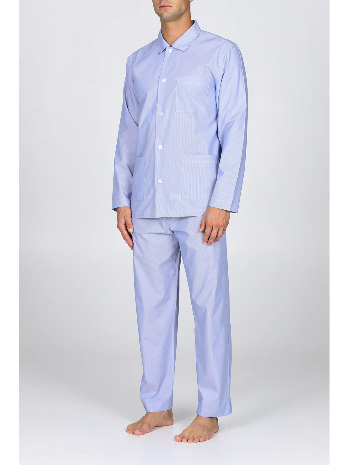 Julipet Pigiama Cardigan in popeline di cotone Soliera 2506S120