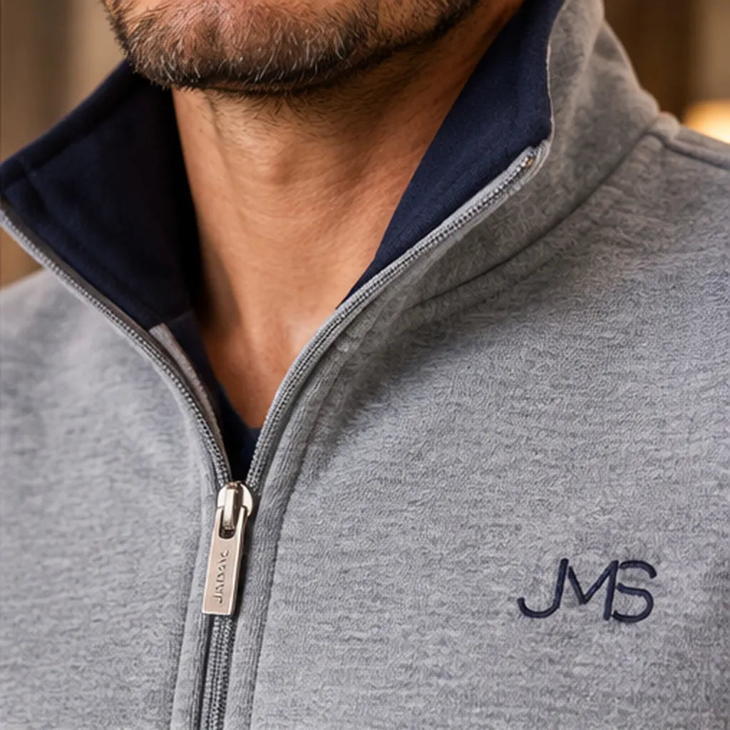 Jamas Herren Kamerajacke mit Reißverschluss Foster S80