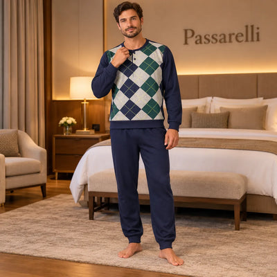 Jamas Pigiama da Uomo Invernale in Punto Milano IJ 2434